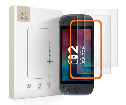 Akcesoria do konsol TECH-PROTECT Easy Set+ 2-Pack Nintendo Switch 2 clear 5906302363056